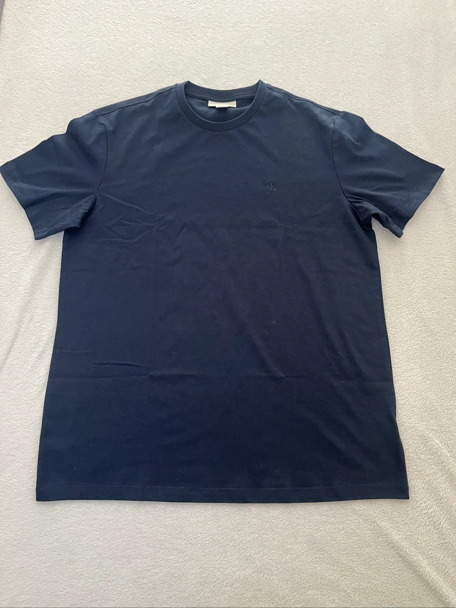 T-shirt Calvin Klein marineblauw – photo 3